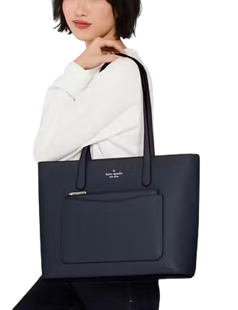 Kate Spade New York Staci Pvc Large Tote Set Blazer Blue