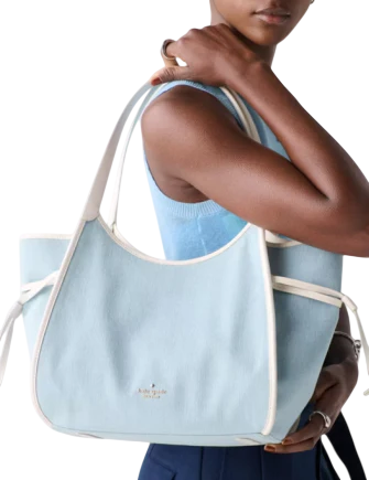 Kate Spade New York Stash Denim Carryall Bag Blue