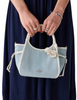 Kate Spade New York Stash Denim Floral Small Carryall Bag Blue