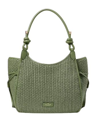Kate Spade New York Stash Straw Carryall Bag Cedar Stand