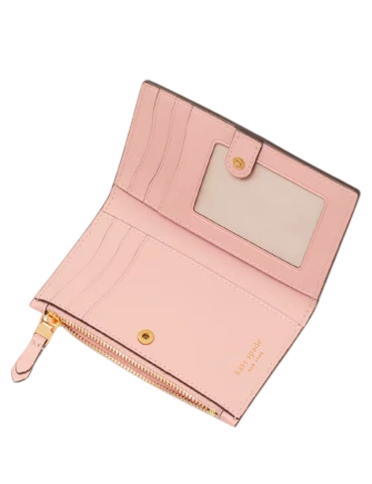 Kate Spade New York Storyteller Secret Garden Embroidered Small Slim Bifold Wallet
