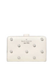 Kate Spade New York Studded Medium Bifold Wallet Meringue