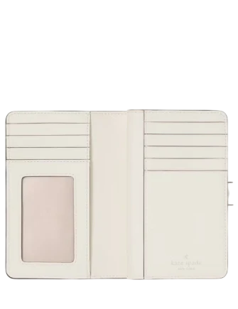 Kate Spade New York Studded Medium Bifold Wallet Meringue
