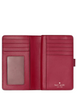 Kate Spade New York Studded Medium Bifold Wallet Red Jam