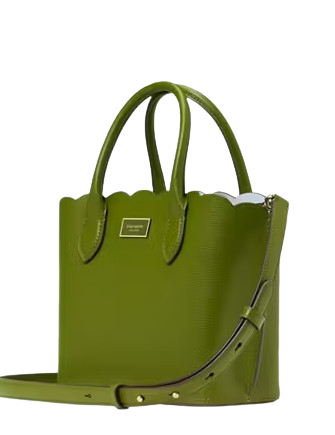 Kate Spade New York Suite Scalloped Crossbody Tote Jungle Vine 