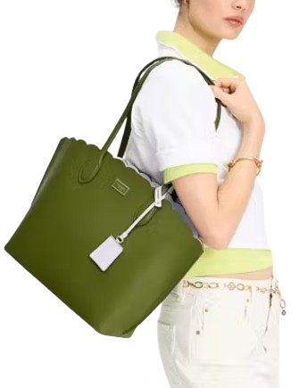 Kate Spade New York Suite Scalloped Tote Jungle Vine 