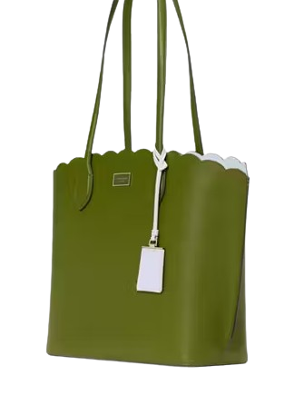 Kate Spade New York Suite Scalloped Tote Jungle Vine 