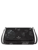 Kate Spade New York Sutton Floral Suede Mini Crossbody Bag Black