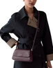 Kate Spade New York Sutton Mini Flap Crossbody Deep Cherry