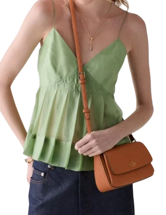 Kate Spade New York Sutton Mini Flap Crossbody Warm Gingerbread