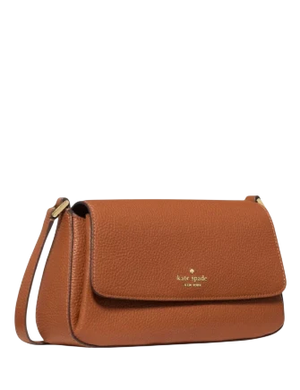 Kate Spade New York Sutton Mini Flap Crossbody Warm Gingerbread