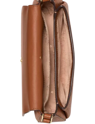 Kate Spade New York Sutton Mini Flap Crossbody Warm Gingerbread