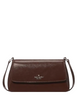 Kate Spade New York Sutton Shiny Mini Crossbody Bag Hot Fudge