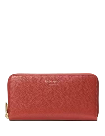Kate Spade New York Taylor Zip Around Continental Wallet Autumn Oak