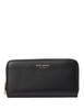 Kate Spade New York Taylor Zip Around Continental Wallet Black