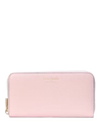 Kate Spade New York Taylor Zip Around Continental Wallet Chalk Pink
