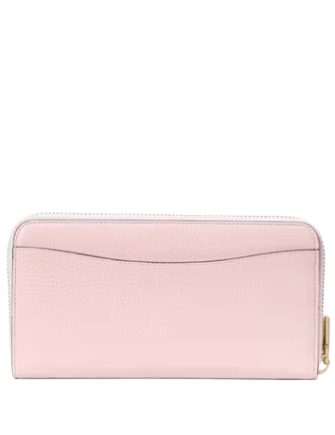 Kate Spade New York Taylor Zip Around Continental Wallet Chalk Pink