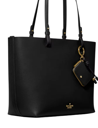 Kate Spade New York Tessa Tote Bag With Charm Black