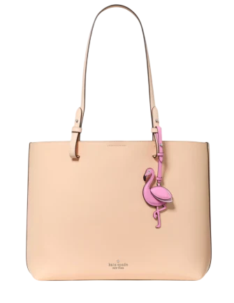 Kate Spade New York Tessa Tote Bag With Charm Crisp Peach