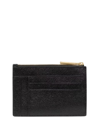 Kate Spade New York Textured Patent Large Slim Card Holder Black