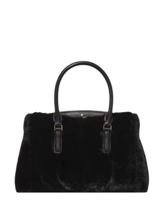 Kate Spade New York Thompson Street Faux Fur Small Satchel Bag