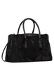 Kate Spade New York Thompson Street Faux Fur Small Satchel Bag Black