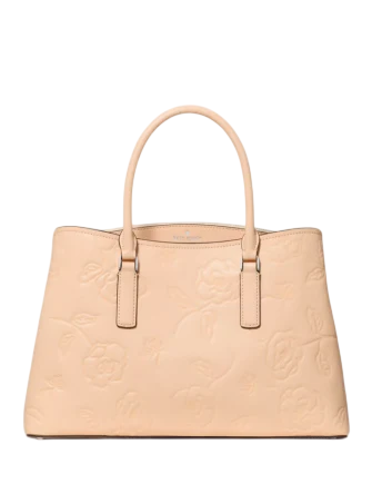 Kate Spade New York Thompson Street Floral Satchel Bag Crisp Peach