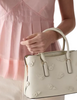Kate Spade New York Thompson Street Floral Small Satchel Bag Cashew Milk