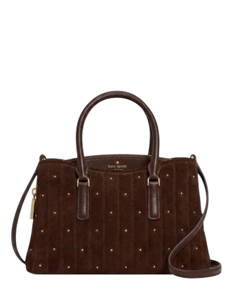 Kate Spade New York Thompson Street Quilted Suede Small Satchel Bag