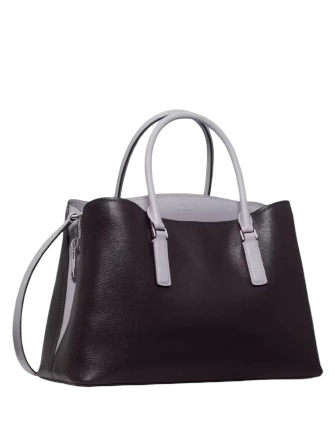 Kate Spade New York Thompson Street Satchel Bag Deep Aubergine
