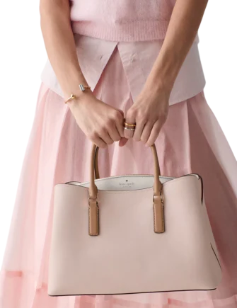 Kate Spade New York Thompson Street Satchel Bag Powdered Sugar 