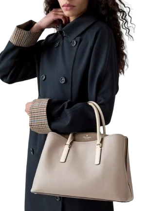 Kate Spade New York Thompson Street Satchel Bag Warm Taupe 