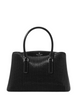 Kate Spade New York Thompson Street Shiny Quilted Small Satchel Bag Black