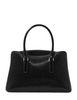 Kate Spade New York Thompson Street Shiny Quilted Small Satchel Bag Black