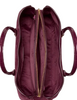 Kate Spade New York Thompson Street Suede And Croc Embossed Satchel Bag Deep Cherry
