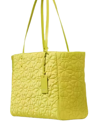 Kate Spade New York Tilly Quilted Medium Tote Bag Olivine