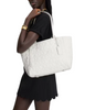 Kate Spade New York Tilly Quilted Medium Tote Bag White Dove