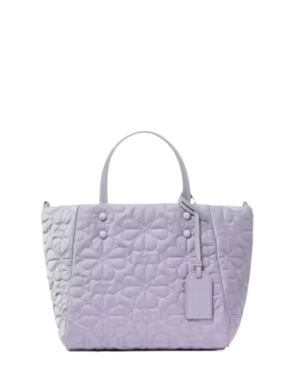 Kate Spade New York Tilly Quilted Small Tote Bag Frozen Lilac
