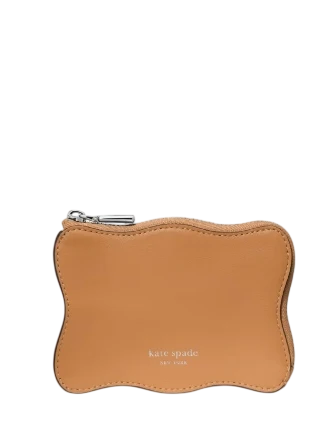 Kate Spade New York Wavy Mini Zip Card Case Garden Soil