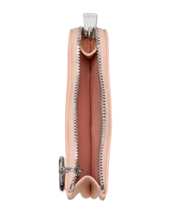 Kate Spade New York Wavy Mini Zip Card Case Light Cantaloupe