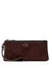 Kate Spade New York Wren Suede Wristlet Hot Fudge