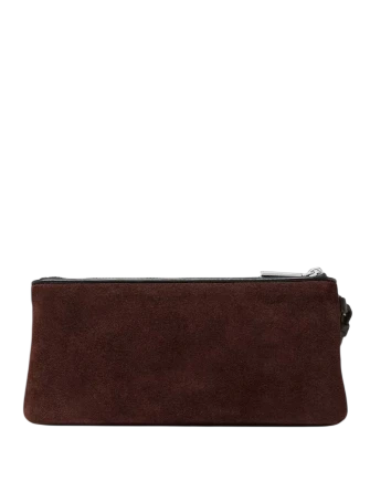 Kate Spade New York Wren Suede Wristlet Hot Fudge