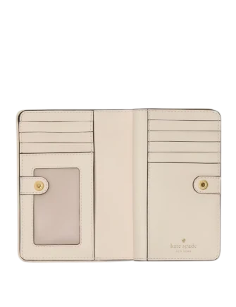 Kate Spade New York Zebra Medium Bifold Wallet  Natural 