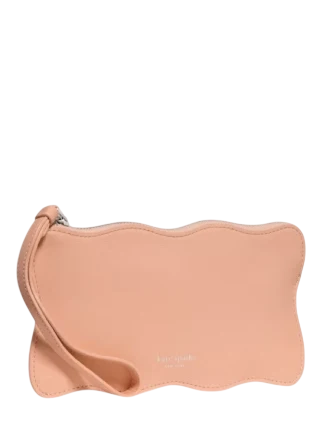 Kate Spade New York Zippy Wavy Wristlet Light Cantaloupe