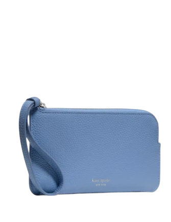 Kate Spade New York Zippy Wristlet Blue
