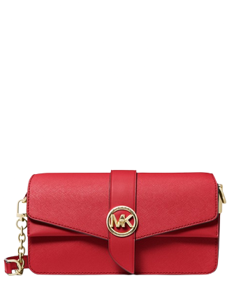 Michael Michael Kors Greenwich Medium Saffiano Leather Shoulder Bag