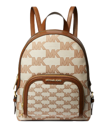 【国内即発】マイケルコース JAYCEE LARGE LOGO BACKPACK BROWN Jaycee Large Logo Backpack | Michael Kors [US]