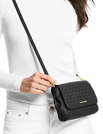 Michael Kors Bags | Nip Michael Kors Medium Logo Convertible Crossbody Bag | Color: Black | Size: Os | Nautinayscloset's Closet