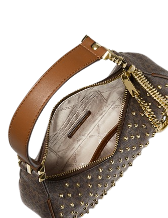 Michael Michael Kors Piper Small Studded Pouchette Shoulder Bag