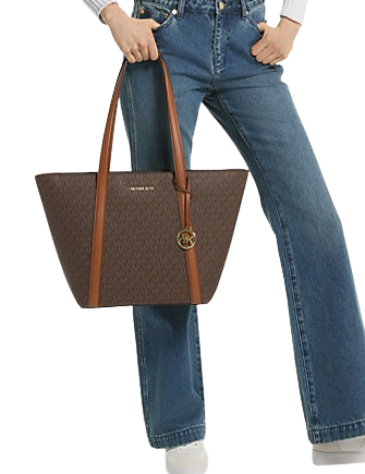 Michael Michael Kors Pratt Large Signature Logo Tote Bag